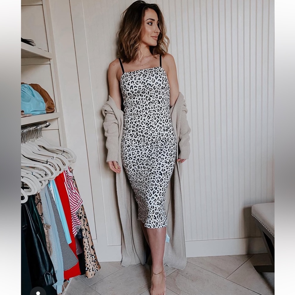 Leopard Print Maxi Dress